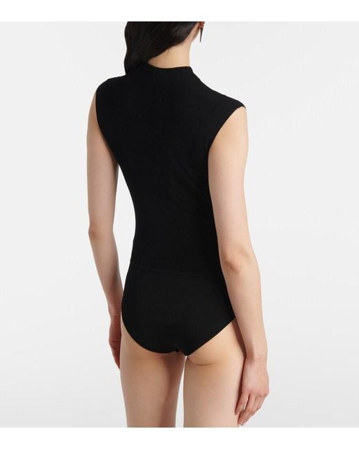 Galvan Black Polaris Bodysuit