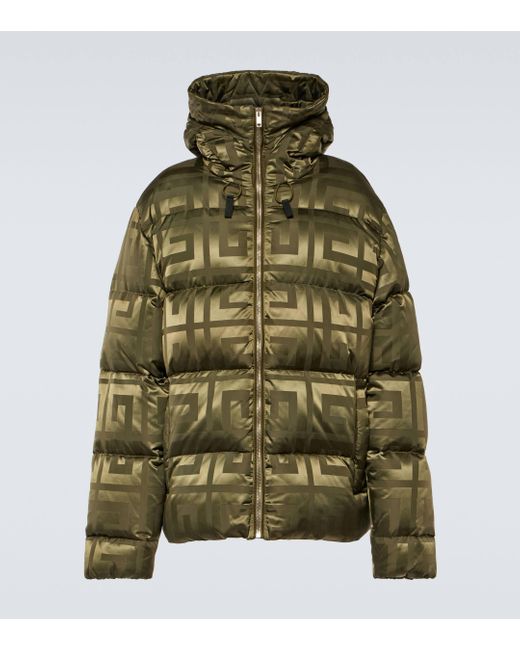 Givenchy Green 4g Puffer Jacket for men