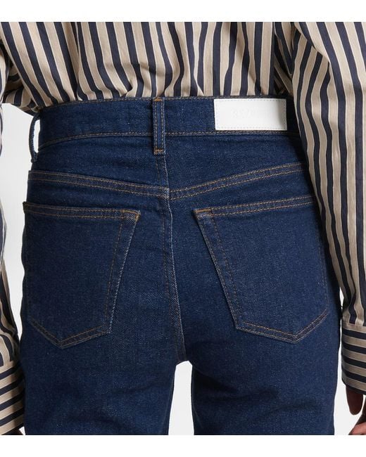 Re/done Blue 70S Straight Jeans