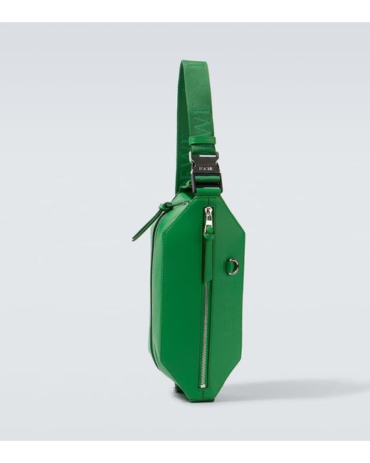 Loewe Green Convertable Sling Shoulder Bag for men