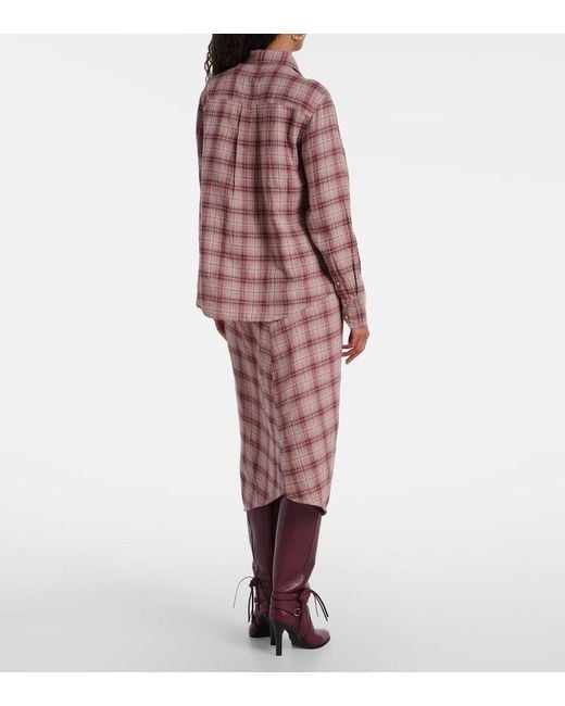 Isabel Marant Pink Marant Etoile "Yalisa" Shirt