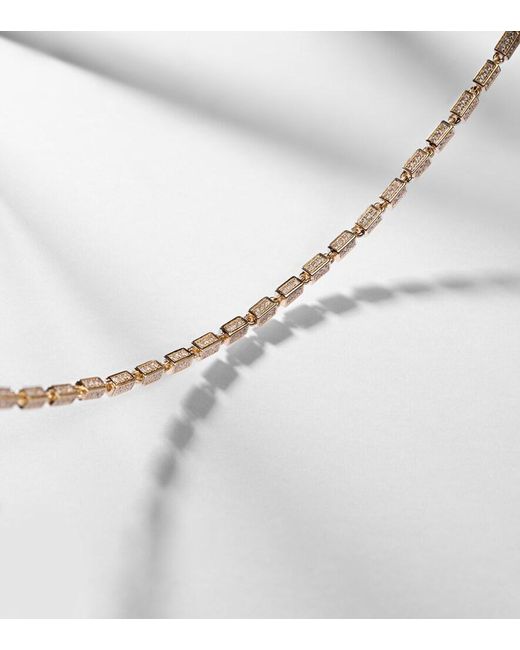 Bracciale Block-Chain Mini di Suzanne Kalan in Metallic
