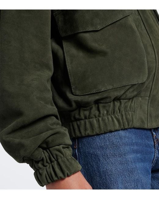 Arma Green Halti Suede Blouson Jacket