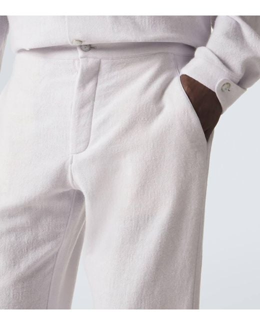 Pantaloni Pigiama Affirmations di God's True Cashmere in White da Uomo