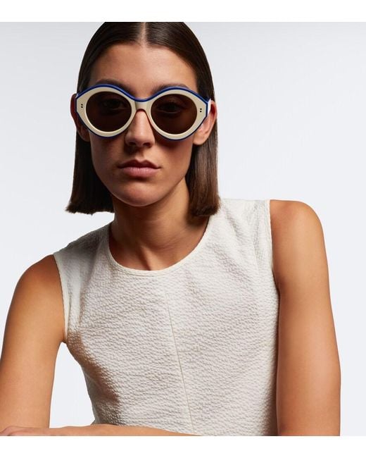 J.W. Anderson Brown Jwa07 Bumper Round Sunglasses