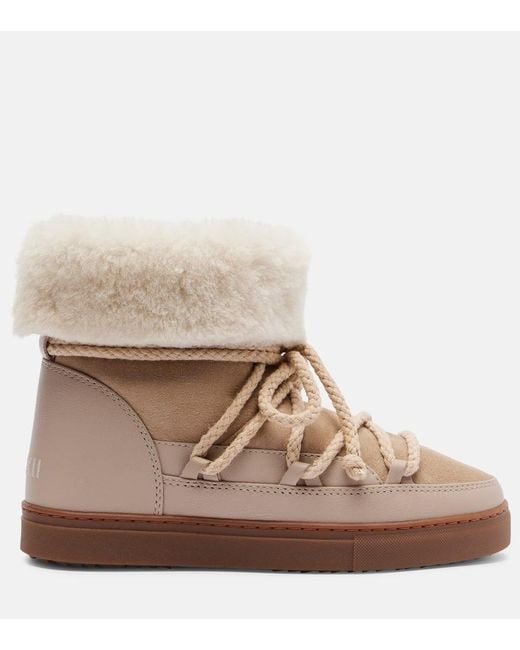 Inuikii Brown Schneestiefel Classic Mit Shearling