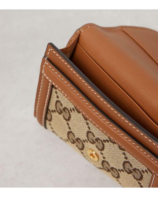 【GUCCI】GUCCI BLONDIE CARD CASE Gucci Blondie card case in beige and brown GG canvas | GUCCI® SI