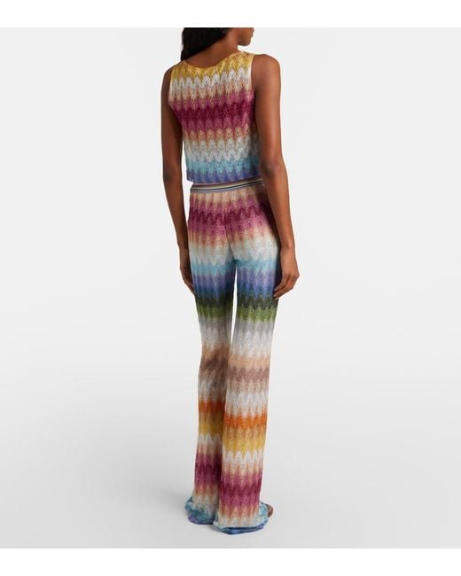 Missoni Multicolor Knitted Flared Pants
