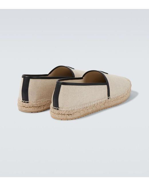 Dolce & Gabbana White Salt&Pepper And Nappa Espadrilles for men
