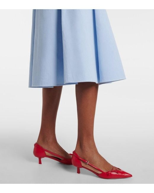 Emilia Wickstead Blue Jody Boucle Tweed Midi Dress