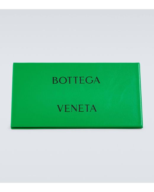 Lunettes de soleil Panthos rondes Bottega Veneta pour homme en coloris Brown