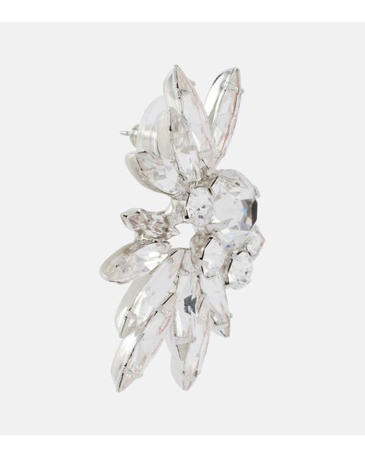 Jennifer Behr Metallic Shanti Crystal-Embellished Earrings