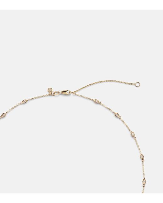 Sydney Evan White Cross 14Kt Pendant Necklace With Diamonds