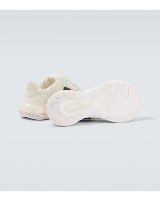 Gucci White 2.0 Leather Sneakers for men