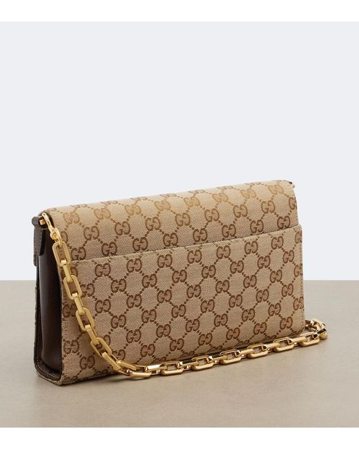 Gucci Metallic Horsebit Ristretto Medium Shoulder Bag