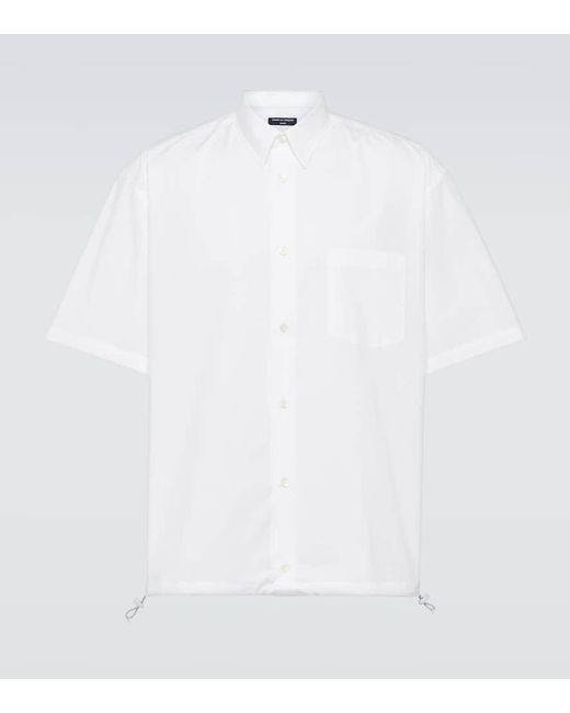Camisa de algodon Comme des Garçons de hombre de color White