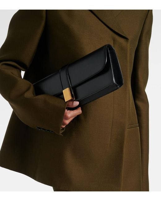 Khaite Black Blake Leather Clutch