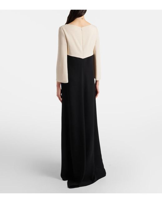 Valentino Black Silk Gown