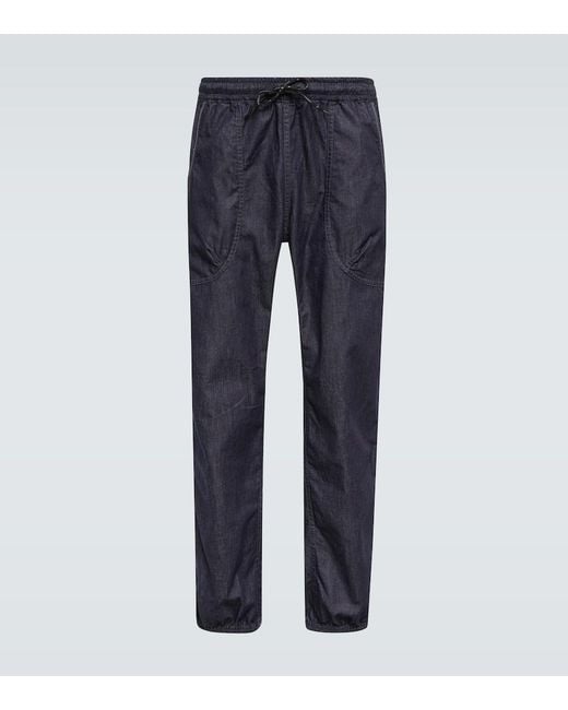 And Wander Blue Dry Easy Sweatpants for men