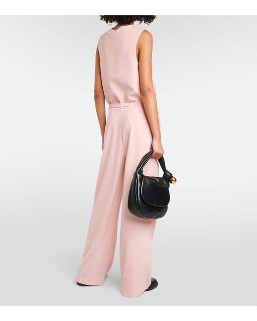 Sir Pink Weite Mid-Rise-Hose Dario