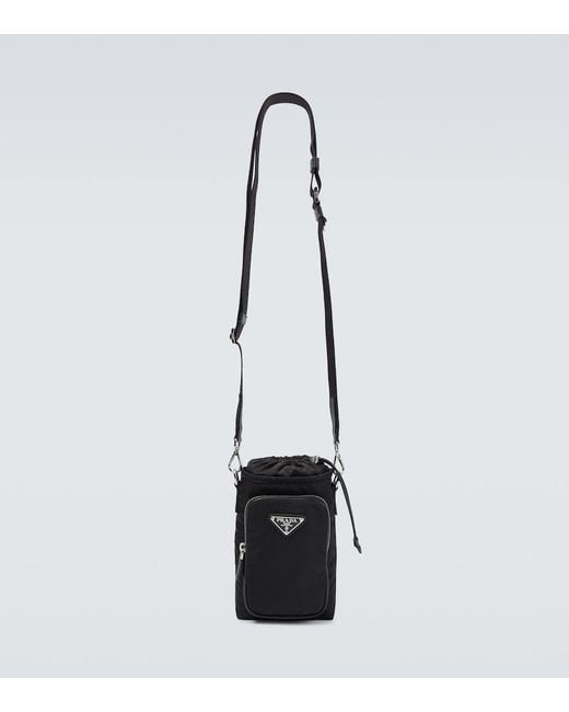 Prada White Re-Nylon Smartphone Case for men