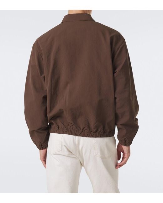 Prada Brown Technical Blouson Jacket for men