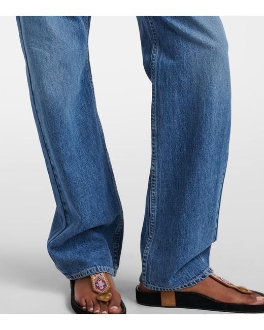 Citizens of Humanity Blue Solene Denim Jumpsuit