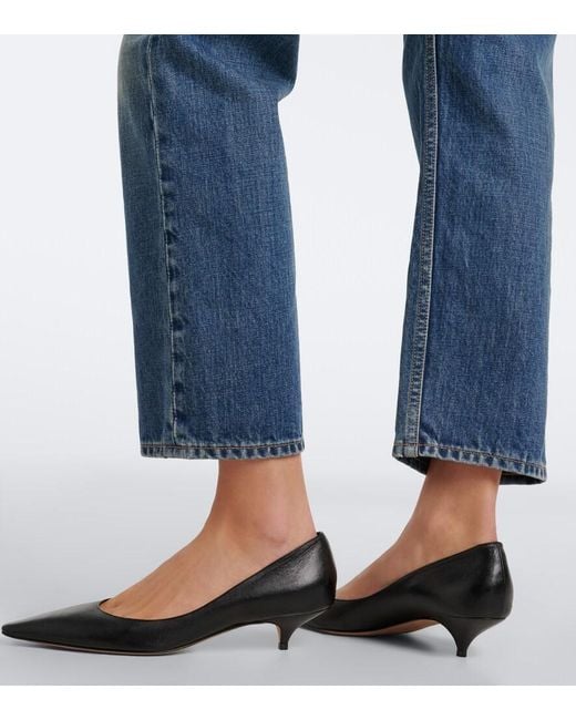 The Row Blue Riaco Straight Jeans