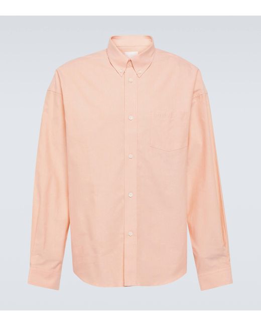 Givenchy Pink Logo Cotton Shirt for men