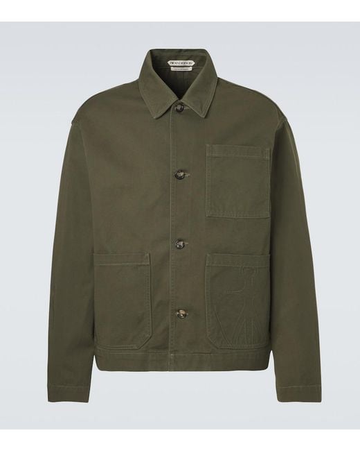 J.W. Anderson Green Denim Jacket for men
