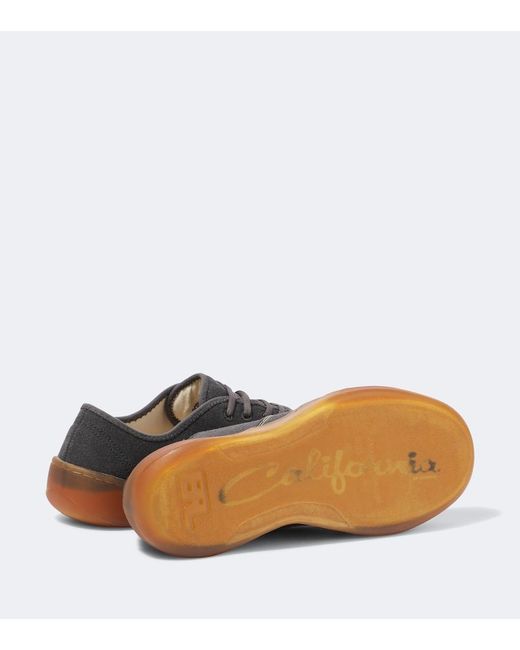 Baskets Basses En Toile ERL pour homme en coloris Black