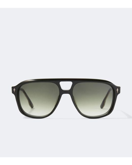 Jacques Marie Mage Green Leonard Aviator Sunglasses for men