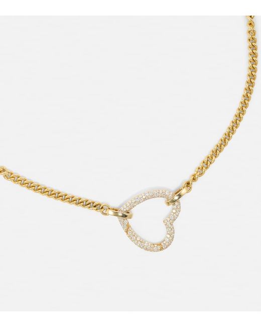 Robinson Pelham Metallic Halskette Identity aus 18kt Gelbgold mit Diamanten