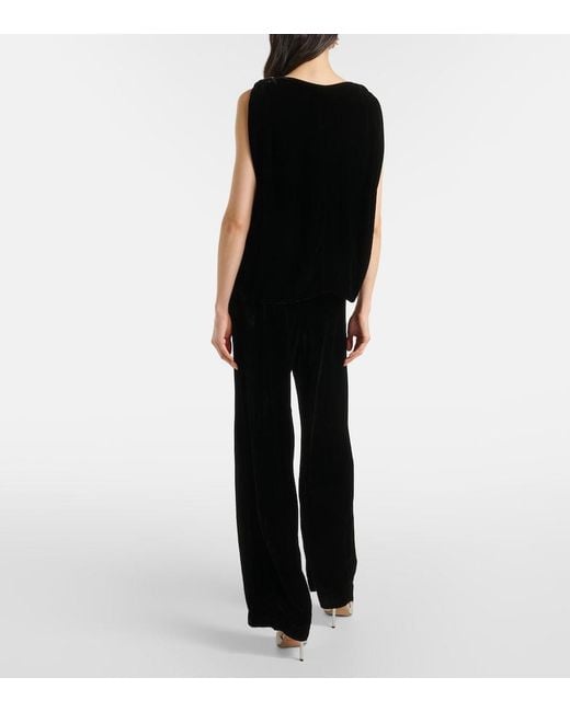 Velvet Black Adelle Top