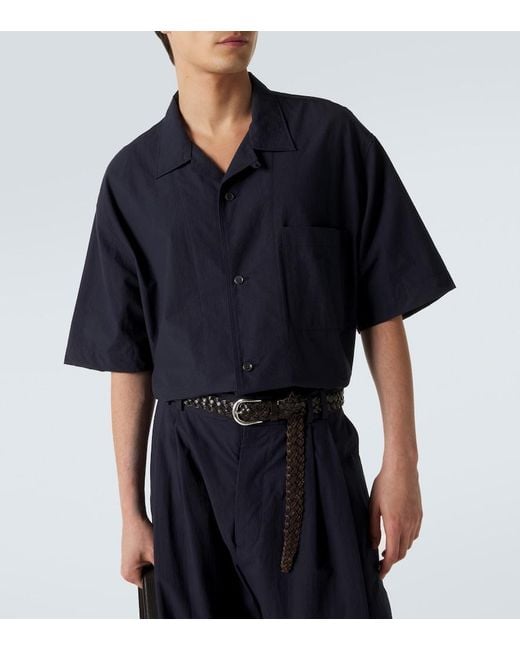 Studio Nicholson Blue Agios Cotton Shirt for men