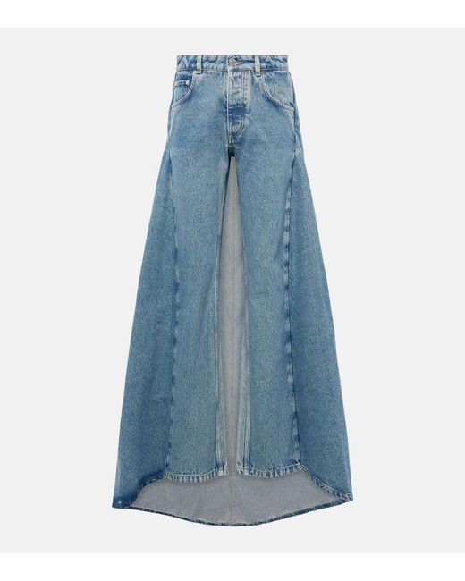 Jean Paul Gaultier Blue X Shayne Oliver Straight Jeans