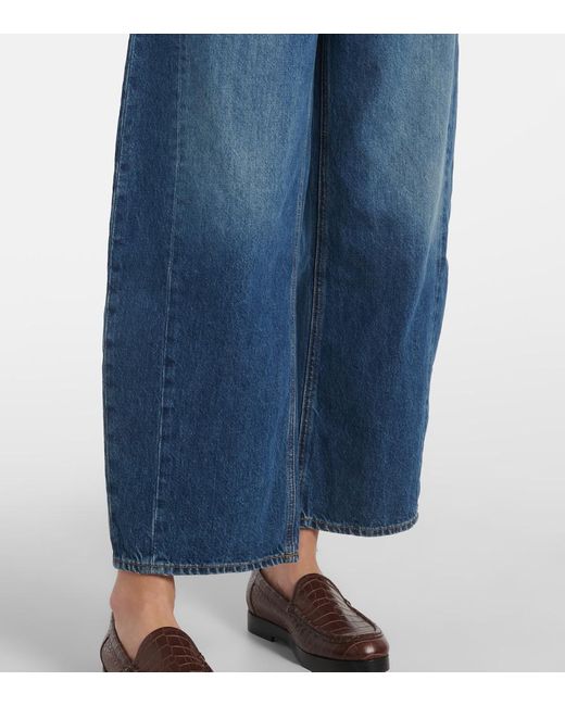 Jeans Barrel Ryder De Tiro Alto Veronica Beard de color Blue