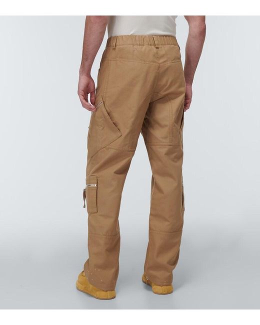 Jacquemus Natural Straight-Leg Cargo Trousers for men