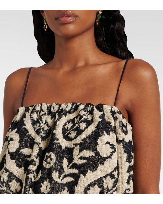 【Zimmermann】Rhiannon cotton terry minidress Rhiannon cotton terry minidress in multicoloured