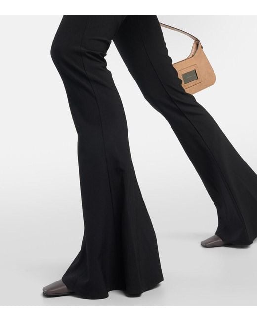 Jean Paul Gaultier Black X Knwls Cutout Flared Pants