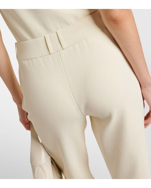 Joseph White Milano Mid-Rise Straight Pants
