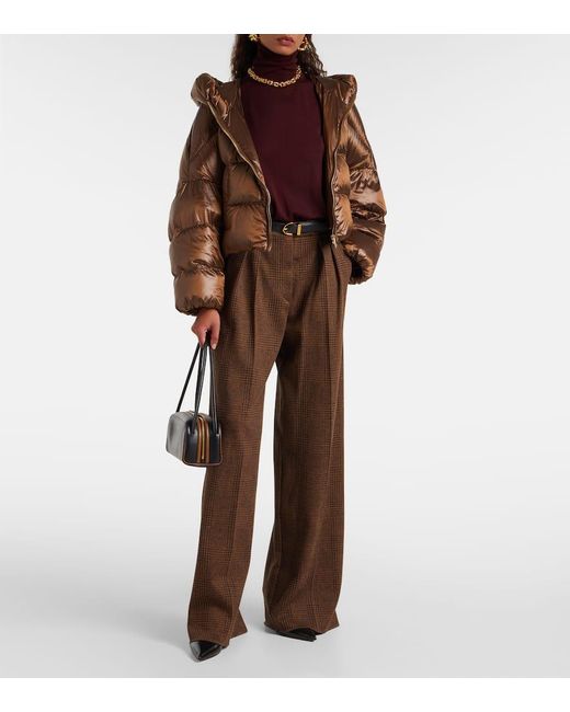 Max Mara Brown The Cube Daunenjacke Spaceca