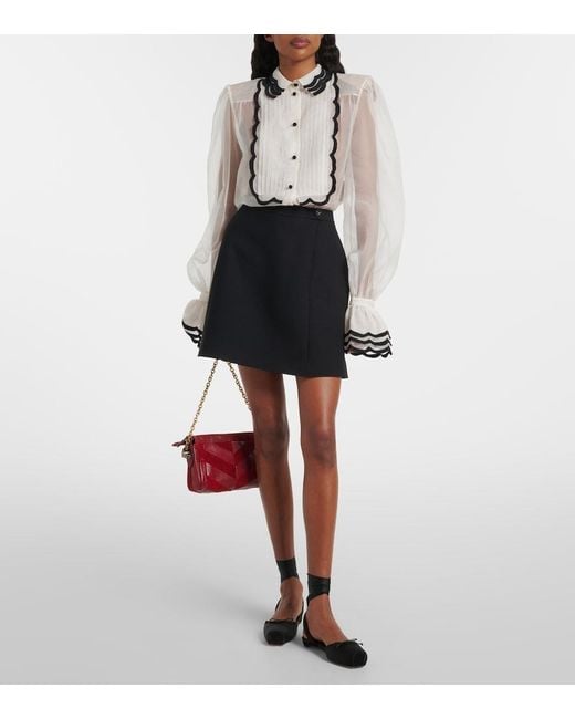 Christian Louboutin Black Cassia Satin Flats