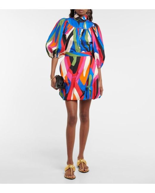 Emilio Pucci Red Printed Cotton Blouse