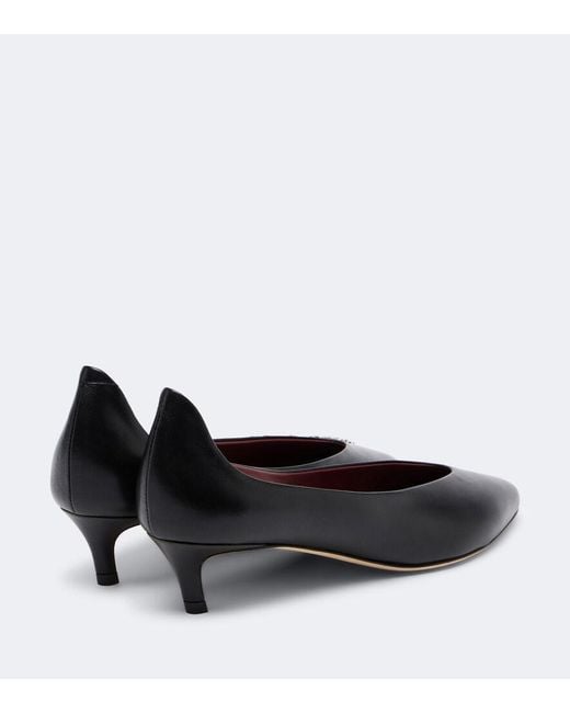 Magda Butrym Brown Embellished Leather Pumps