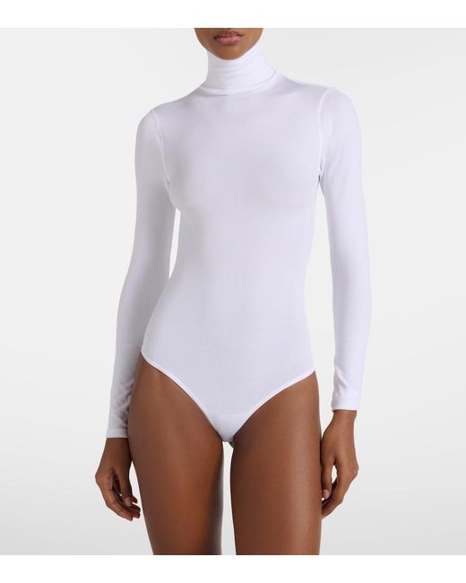 Wolford White Colorado String Bodysuit