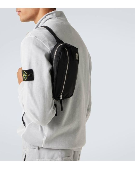 Stone Island Black 9200016 Belt Bag for men
