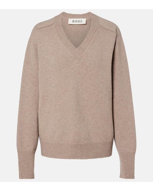 Rohe Natural Wool And Cashmere Sweater
