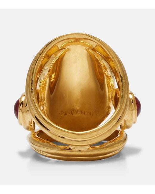 Saint Laurent Metallic Ring