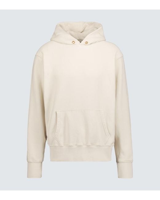 Les Tien Multicolor Cropped Hooded Sweatshirt for men